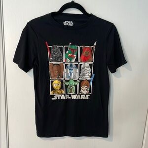 Star Wars Black Short Sleeve Graphic Tee